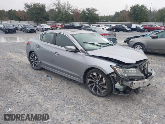 2017 Acura ILX w/Premium/A-SPEC Pkg with VIN 19UDE2F8XHA011848, listed as a IAAI auction lot 41175499 with 110,455 mi miles. Bid and sale history available at carsss.com. Image 1.