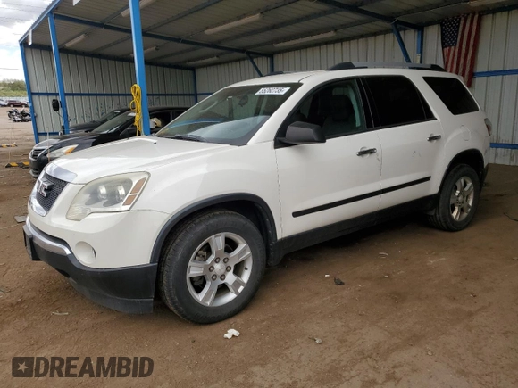2010 GMC Acadia SL with VIN 1GKLVKED1AJ249526, listed as a Copart auction lot 55262735 with 196,091 mi miles and Clean Title. Bid and sale history available at carsss.com. Image 1.