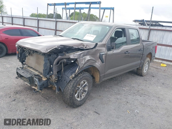 2023 Ford F-150 XL with VIN 1FTFW1E89PFA39819, listed as a IAAI auction lot 41929566 with 46,875 mi miles. Bid and sale history available at carsss.com. Image 18.