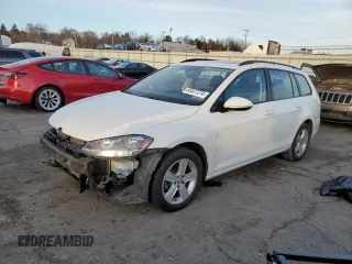 2018 Volkswagen Golf SportWagen S with VIN 3VWD17AU3JM759911, listed as a Copart auction lot 85537374 with 158,103 mi miles and Salvage Title. Bid and sale history available at carsss.com. Image 1.