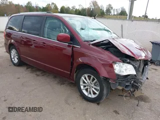 2019 Dodge Grand Caravan SXT with VIN 2C4RDGCGXKR585563, listed as a IAAI auction lot 40949350 with 122,577 mi miles and . Bid and sale history available at DreamBid. Image 1.