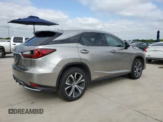 2020 Lexus RX 450h with VIN 2T2HGMDA0LC055045, listed as a Copart auction lot 55824265 with 32,378 mi miles and Salvage title. Bid and sale history available at DreamBid. Image 3.