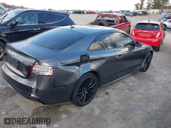 2016 Audi A5 Premium Plus with VIN WAUM2AFR7GA007018, listed as a IAAI auction lot 41023854 with 130,311 mi miles. Bid and sale history available at carsss.com. Image 4.