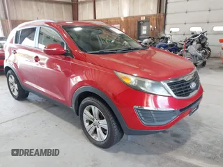 2013 Kia Sportage LX with VIN KNDPB3A25D7422935, listed as a IAAI auction lot 42812988 with 179,063 mi miles and . Bid and sale history available at DreamBid. Image 1.