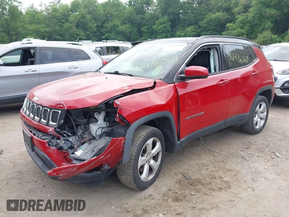 2018 Jeep Compass Latitude с VIN 3C4NJDBBXJT270575, выставлен на аукционе IAAI как лот 42436369 с пробегом 90 311 миль миль и . История ставок и продаж доступна на DreamBid. Изображение 20.