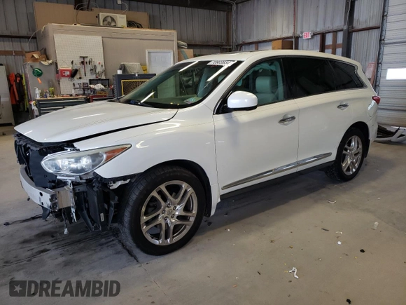 2013 Infiniti JX35 with VIN 5N1AL0MMXDC312206, listed as a Copart auction lot 70903834 with 170,425 mi miles and Salvage Title. Bid and sale history available at carsss.com. Image 1.