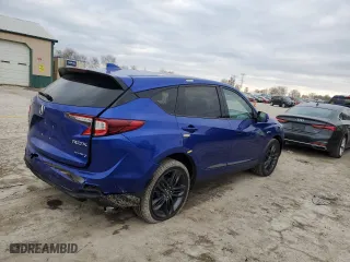 2023 Acura RDX w/A-Spec Package with VIN 5J8TC2H69PL015826, listed as a Copart auction lot 83364174 with 16,803 mi miles and Salvage Title. Bid and sale history available at carsss.com. Image 3.