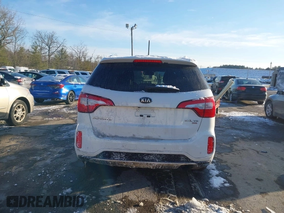 2014 Kia Sorento SX Limited with VIN 5XYKW4A71EG454589, listed as a IAAI auction lot 41421301 with 93,073 mi miles. Bid and sale history available at carsss.com. Image 15.