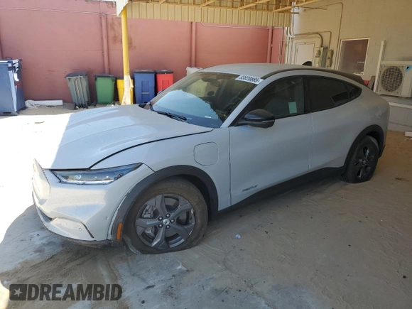 2023 Ford Mustang Mach-E Select with VIN 3FMTK1RM6PMA30769, listed as a Copart auction lot 53820885 with 50,776 mi miles and Salvage title. Bid and sale history available at DreamBid. Image 1.