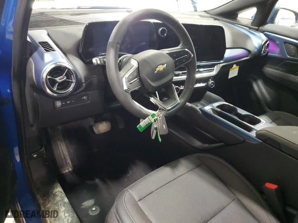 2025 Chevrolet Equinox EV LT with VIN 3GN7DLRR5SS130476, listed as a Copart auction lot 50398725 with 1,922 mi miles and Salvage Title. Bid and sale history available at carsss.com. Image 8.