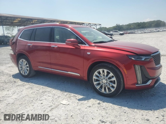 2022 Cadillac XT6 Premium Luxury with VIN 1GYKPCRS2NZ103363, listed as a Copart auction lot 66564404 with 25,114 mi miles and Salvage Title. Bid and sale history available at carsss.com. Image 4.
