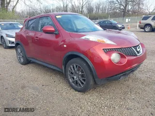 2013 Nissan Juke SV with VIN JN8AF5MV5DT224900, listed as a IAAI auction lot 41967453 with 165,213 mi miles. Bid and sale history available at carsss.com. Image 1.