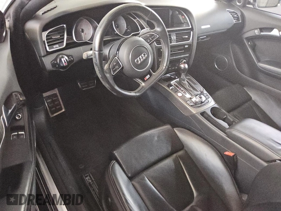 2016 Audi S5 Premium Plus with VIN WAUC4AFR2GA030406, listed as a Copart auction lot 47933805 with 126,162 mi miles and Clean Title. Bid and sale history available at carsss.com. Image 8.