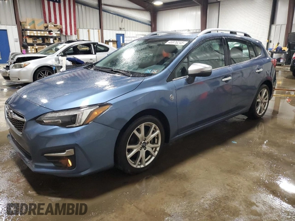 2018 Subaru Impreza Limited with VIN 4S3GTAU62J3724847, listed as a Copart auction lot 46976245 with 18,179 mi miles and Salvage title. Bid and sale history available at DreamBid. Image 1.