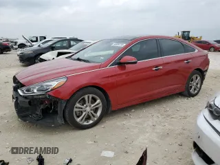 2019 Hyundai Sonata SEL with VIN 5NPE34AF4KH805464, listed as a Copart auction lot 50806735 with 73,112 mi miles and Salvage Title. Bid and sale history available at DreamBid. Image 1.