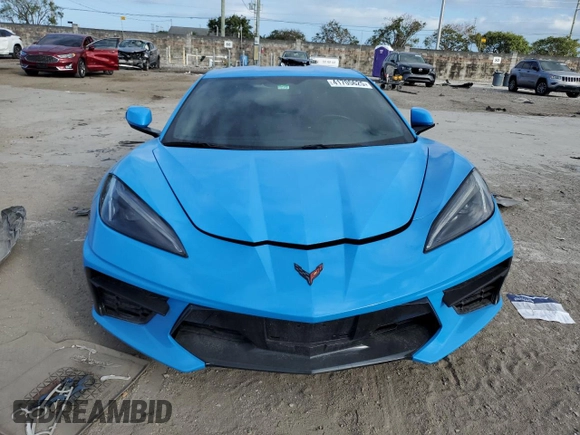 2022 Chevrolet Corvette 1LT with VIN 1G1YA2D42N5119843, listed as a Copart auction lot 41705625 with 45,415 mi miles and Salvage Title. Bid and sale history available at carsss.com. Image 5.