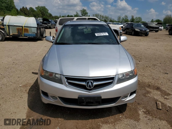 2006 Acura TSX with VIN JH4CL96876C039423, listed as a Copart auction lot 56887015 with 165,274 mi miles and Salvage title. Bid and sale history available at DreamBid. Image 5.