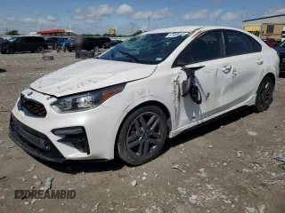 2021 Kia Forte GT-Line с VIN 3KPF34AD1ME330415, выставлен на аукционе Copart как лот 57488545 с пробегом 46 074 миль миль и Списание • Salvage title. История ставок и продаж доступна на DreamBid. Изображение 1.