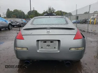 2006 Nissan 350Z Touring with VIN JN1AZ34E46M352617, listed as a Copart auction lot 71928234 with 195,583 mi miles and Salvage Title. Bid and sale history available at carsss.com. Image 6.