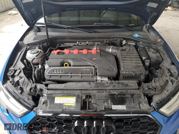 2019 Audi RS 3 z VIN WUABWGFF6KA905869, wystawiony jako Copart lot #75100574 z przebiegiem 53 920 mil mil oraz Nie do naprawy. Historia ofert i sprzedaży dostępna na DreamBid. Obrazek 11.