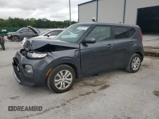 2022 Kia Soul LX with VIN KNDJ23AU9N7821226, listed as a Copart auction lot 52087215 with 49,625 mi miles and Salvage Title. Bid and sale history available at carsss.com. Image 1.