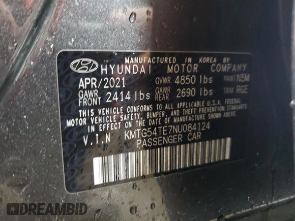 2022 Genesis G70 3.3T с VIN KMTG54TE7NU084124, выставлен на аукционе Copart как лот 50022085 с пробегом 22 338 миль миль и Списание • Salvage title. История ставок и продаж доступна на DreamBid. Изображение 12.