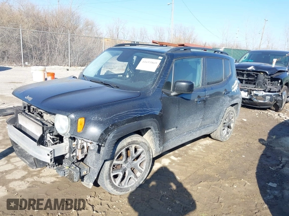 2017 Jeep Renegade Latitude with VIN ZACCJABB9HPF30780, listed as a IAAI auction lot 41693869 with 242,482 mi miles and . Bid and sale history available at DreamBid. Image 2.