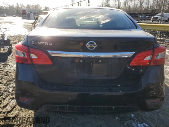 2018 Nissan Sentra S with VIN 3N1AB7AP0JY316849, listed as a Copart auction lot 41911685 with 106,384 mi miles and Salvage Title. Bid and sale history available at carsss.com. Image 6.