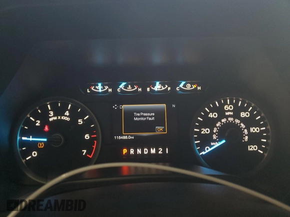 2016 Ford F-150 XLT with VIN 1FTFX1EF7GKE40417, listed as a Copart auction lot 61260975 with 115,488 mi miles and Clean title. Bid and sale history available at DreamBid. Image 9.