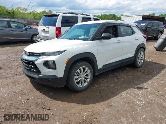 2022 Chevrolet TrailBlazer LS with VIN KL79MMS21NB104751, listed as a IAAI auction lot 42157858 with 25,669 mi miles and . Bid and sale history available at DreamBid. Image 17.