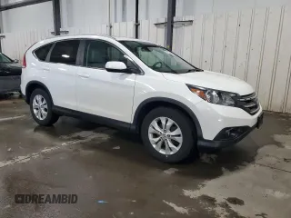 2013 Honda CR-V EX-L with VIN 5J6RM4H74DL001820, listed as a Copart auction lot 52120665 with 185,334 mi miles and Salvage Title. Bid and sale history available at carsss.com. Image 4.