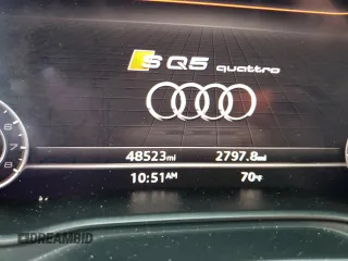 2018 Audi SQ5 with VIN WA1C4BFY5J2160840, listed as a Copart auction lot 59074103 with 48,523 mi miles and . Bid and sale history available at DreamBid. Image 9.
