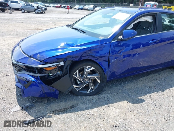 2024 Hyundai Elantra SEL with VIN KMHLS4DG7RU771675, listed as a IAAI auction lot 42575704 with 3,716 mi miles and . Bid and sale history available at DreamBid. Image 6.
