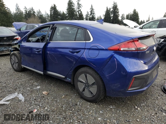 2021 Hyundai Ioniq SE with VIN KMHC75LCXMU248732, listed as a Copart auction lot 85271834 with 57,935 mi miles and Salvage Title. Bid and sale history available at DreamBid. Image 2.