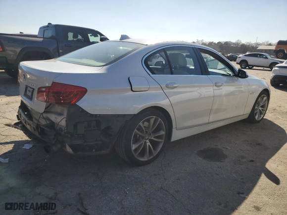 2014 BMW 5 Series 535i with VIN WBA5B1C54ED475760, listed as a Copart auction lot 45926265 with 62,041 mi miles and Salvage Title. Bid and sale history available at carsss.com. Image 3.