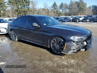 2019 BMW 5 Series 540i xDrive with VIN WBAJE7C57KWD55821, listed as a Copart auction lot 42227935 with 31,469 mi miles and Salvage Title. Bid and sale history available at carsss.com. Image 4.