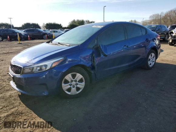 2017 Kia Forte LX with VIN 3KPFK4A78HE089360, listed as a Copart auction lot 52955775 with 162,358 mi miles and Salvage Title. Bid and sale history available at carsss.com. Image 1.