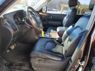 2016 Infiniti QX80 with VIN JN8AZ2NCXG9401316, listed as a Copart auction lot 45355605 with 119,867 mi miles and Salvage Title. Bid and sale history available at DreamBid. Image 7.