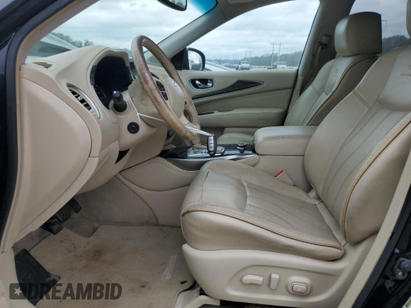 2013 Infiniti JX35 with VIN 5N1AL0MN7DC324306, listed as a Copart auction lot 70227404 with 266,525 mi miles and Salvage Title. Bid and sale history available at carsss.com. Image 7.