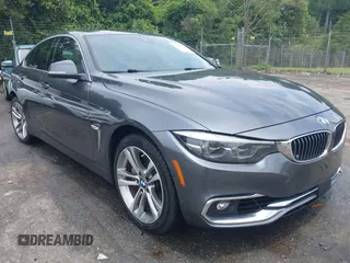 2019 BMW 4 Series 440i xDrive z VIN WBA4J7C5XKBM75920, wystawiony jako IAAI lot #42481184 z przebiegiem 101 887 mil mil oraz . Historia ofert i sprzedaży dostępna na DreamBid. Obrazek 1.