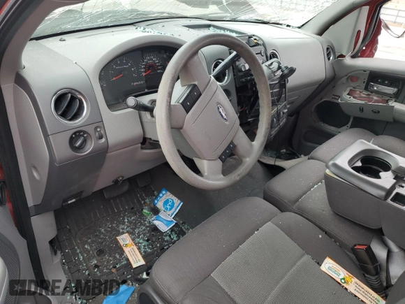 2006 Ford F-150 XLT with VIN 1FTPW12506KD92390, listed as a Copart auction lot 58854425 with Not provided miles and Salvage title. Bid and sale history available at DreamBid. Image 8.