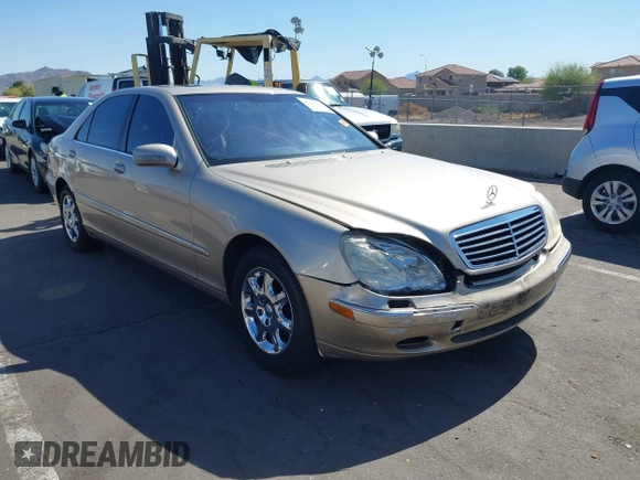 2001 Mercedes-Benz S 320/430/500 with VIN WDBNG70J21A188310, listed as a IAAI auction lot 42243766 with 259,703 mi miles and . Bid and sale history available at DreamBid. Image 6.