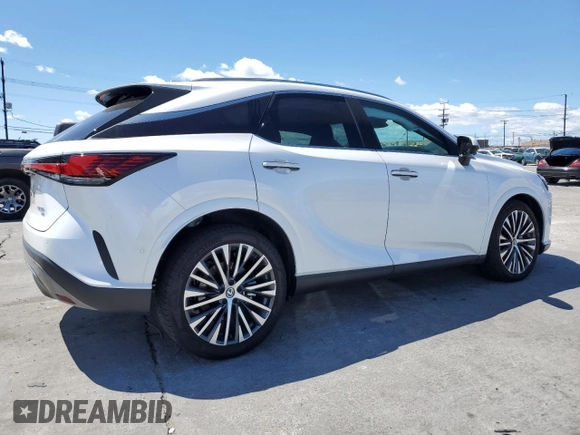 2024 Lexus RX with VIN 2T2BBMCA8RC057432, listed as a Copart auction lot 51347915 with 10,327 mi miles and Salvage Title. Bid and sale history available at carsss.com. Image 3.