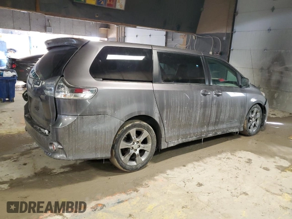 2011 Toyota Sienna SE with VIN 5TDXK3DC4BS119068, listed as a Copart auction lot 45960275 with 73,252 mi miles and Salvage Title. Bid and sale history available at carsss.com. Image 3.