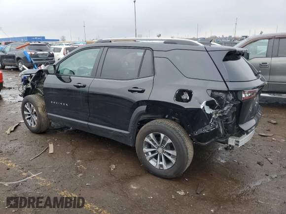 2025 Chevrolet Equinox FWD LT with VIN 3GNAXHEGXSL123094, listed as a Copart auction lot 46542255 with 250 mi miles and Clean Title. Bid and sale history available at DreamBid. Image 2.