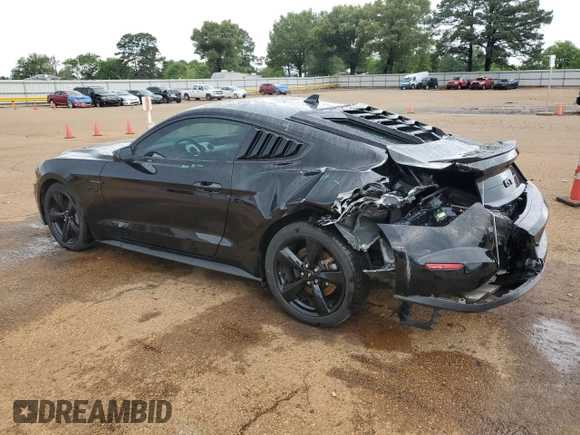 2022 Ford Mustang GT with VIN 1FA6P8CF1N5142135, listed as a Copart auction lot 55276525 with 29,627 mi miles and Salvage title. Bid and sale history available at DreamBid. Image 2.