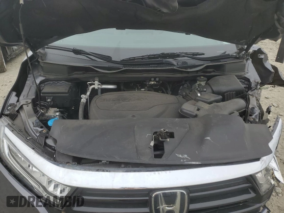 2021 Honda Odyssey EX z VIN 5FNRL6H5XMB011886, wystawiony jako Copart lot #52712135 z przebiegiem Nie podano mil oraz Szkoda całkowita • Salvage title. Historia ofert i sprzedaży dostępna na DreamBid. Obrazek 12.