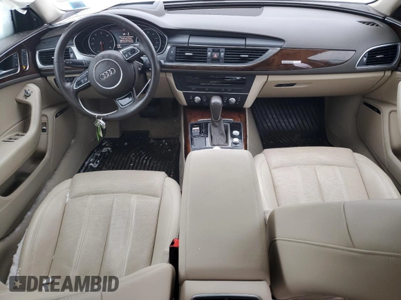 2018 Audi A6 Prestige with VIN WAUH3AFC7JN065933, listed as a Copart auction lot 85733524 with 57,731 mi miles and Salvage title. Bid and sale history available at DreamBid. Image 8.