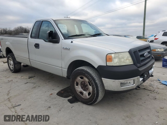 2005 Ford F-150 XL z VIN 1FTRF14595NB10329, wystawiony jako Copart lot #86282814 z przebiegiem 100 859 mil mil oraz Czysty tytuł • Clean title. Historia ofert i sprzedaży dostępna na DreamBid. Obrazek 4.