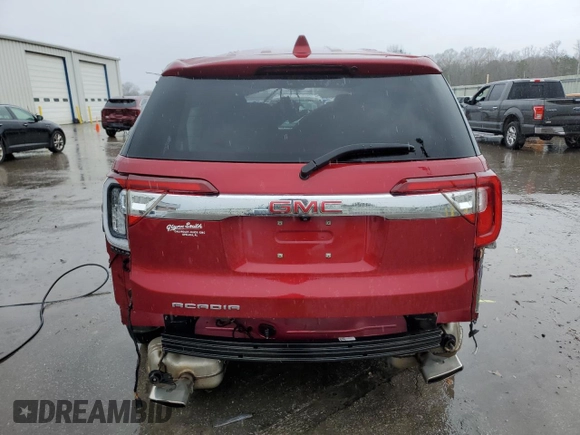 2020 GMC Acadia SLE with VIN 1GKKNKLS9LZ163527, listed as a Copart auction lot 43285745 with Not Provided miles and Non Repairable. Bid and sale history available at carsss.com. Image 6.